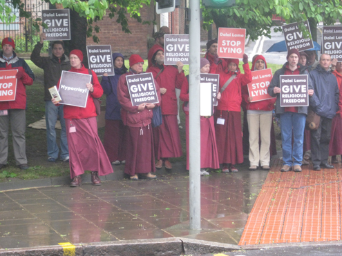 Anti Dalai Lama protests II