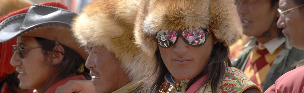 Tibet 2007: Nomad with fox hat