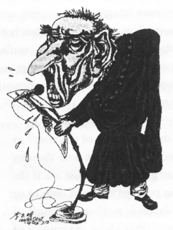 Click to enlarge! Dalai Lama Caricature