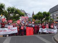 International Shugden Community (ISC) against the Dalai Lama in Frankfurt Main / Germany 2014